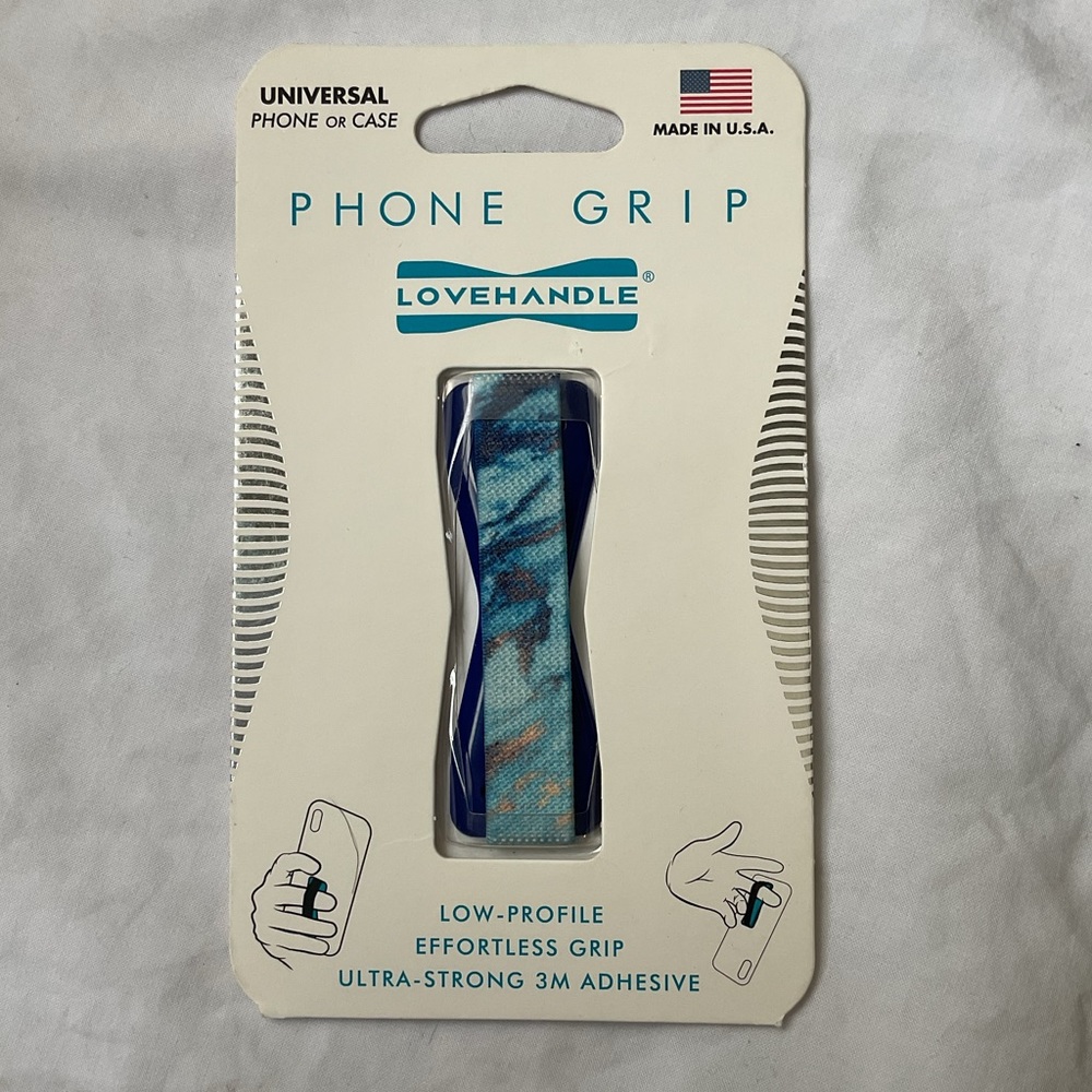 NEW Love Handle Universal Phone Grip Baroque Marble
